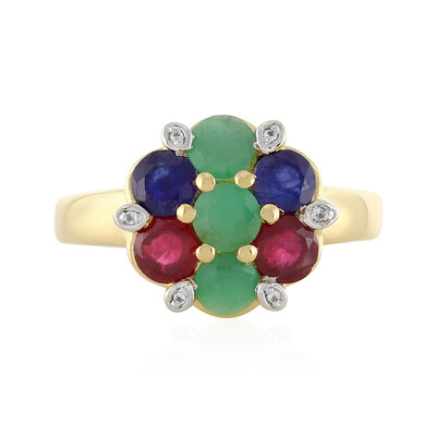 Bague en argent et Emeraude de Socoto