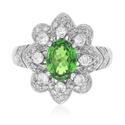 Bague en or et Grenat Tsavorite AAA (CIRARI)