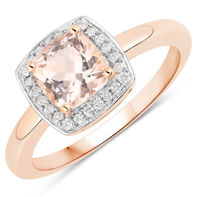Bague en or et Morganite