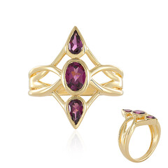 Bague en argent et Grenat Rhodolite