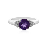 Bague en argent et Améthyste de Sibérie