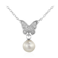 Collier en argent et Perle de culture d'eau douce