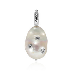 Pendentif en argent et Perle de culture d'eau douce (TPC)