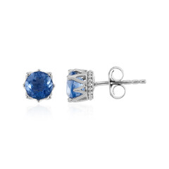 Boucles d'oreilles en argent et Fluorite à couleur changeante