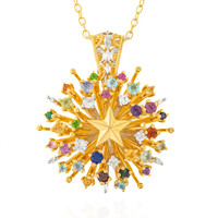 Collier en argent et Citrine (Gems en Vogue)