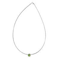 Collier en argent et Péridot