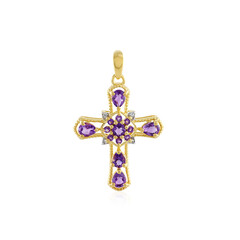 Pendentif en argent et Améthyste