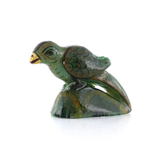 Figurine et Aventurine verte