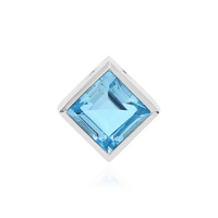 Pendentif en argent et Topaze bleu ciel