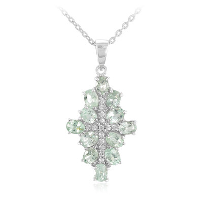 Collier en argent et Tourmaline Paraïba