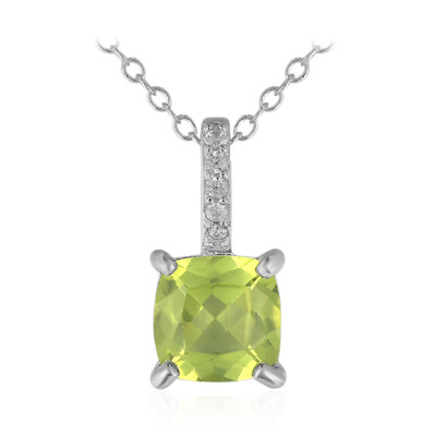 Collier en argent et Péridot