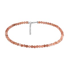 Collier en argent et Pierre du Soleil