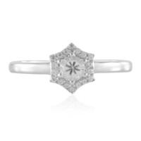 Bague en argent et Saphir blanc