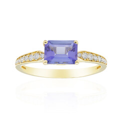 Bague en or et Tanzanite AAA (CIRARI)