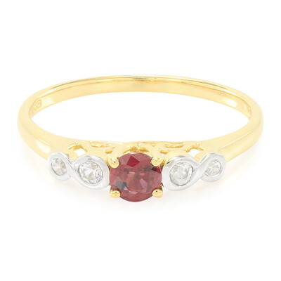 Bague en argent et Rubis du Malawi