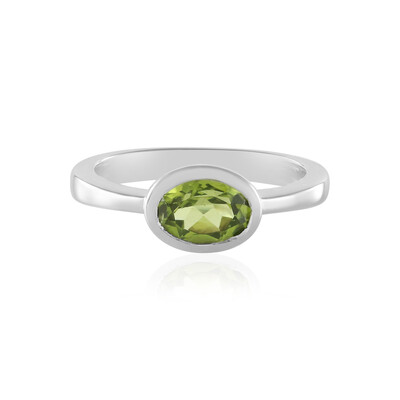 Bague en argent et Péridot (KM by Juwelo)