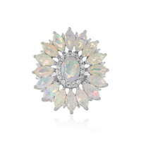 Bague en argent et Opale Welo