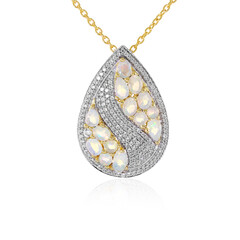 Collier en argent et Opale Welo