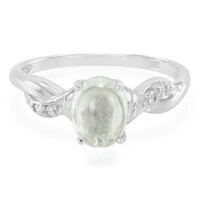 Bague en argent et Tourmaline cuprifère