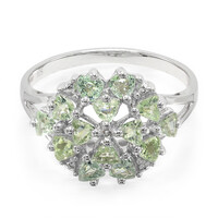 Bague en argent et Tourmaline Paraïba