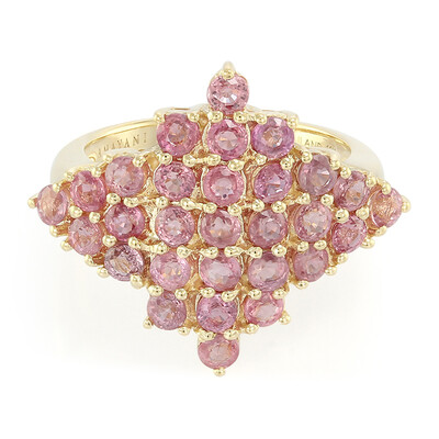 Bague en or et Saphir Padparadscha non chauffé (AMAYANI)