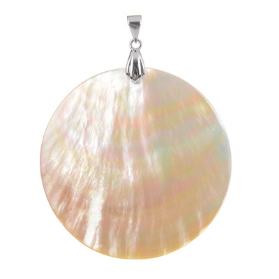 Pendentif en argent et Nacre