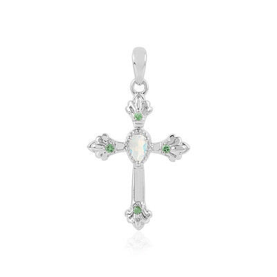 Pendentif en argent et Opale Welo