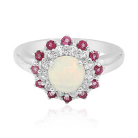 Bague en argent et Opale Welo