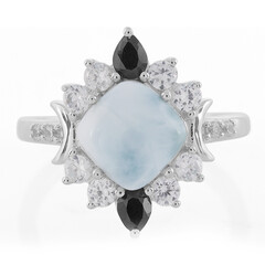 Bague en argent et Larimar