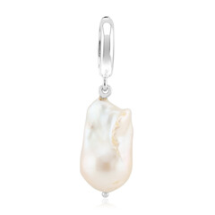 Pendentif en argent et Perle blanche de culture d'eau douce (TPC)
