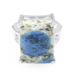 Bague en argent et Azurite du K2