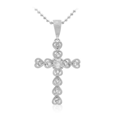 Collier en argent et Topaze blanche