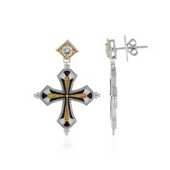 Boucles d'oreilles en argent et Zircon (Dallas Prince Designs)