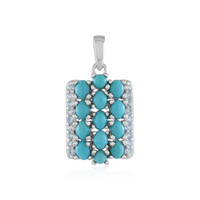 Pendentif en argent et Turquoise Sleeping Beauty