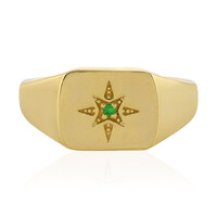 Bague en argent et Tsavorite de Tanzanie