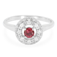 Bague en argent et Rubis du Malawi