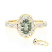 Bague en or et Saphir non chauffé (AMAYANI)