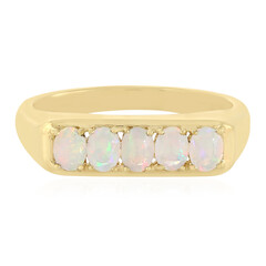 Bague en argent et Opale Welo