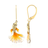 Boucles d'oreilles en argent et Quartz fumé (TPC)
