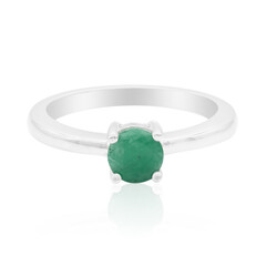 Bague en argent et Emeraude