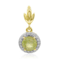 Pendentif en or et Sphène