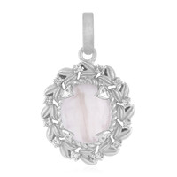 Pendentif en argent et Quartz rose