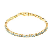 Bracelet en or et Aigue-Marine Santa Maria (CUSTODANA)