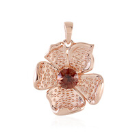 Pendentif en argent et Zircon rose (SAELOCANA)