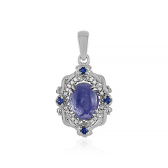 Pendentif en argent et Tanzanite