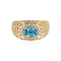 Bague en or et Zircon de Ratanakiri (Ornaments by de Melo)