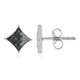 Boucles d'oreilles en argent et Diamant I3 (J)