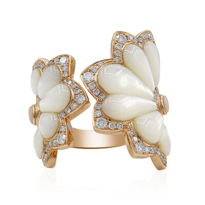 Bague en or et Nacre (Estée Collection)