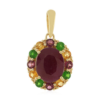 Pendentif en argent et Rubis