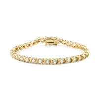 Bracelet en argent et Améthyste verte